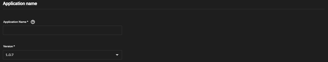 Application Name